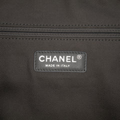 Quilted Iridescent Calfskin Relax CC Satchel