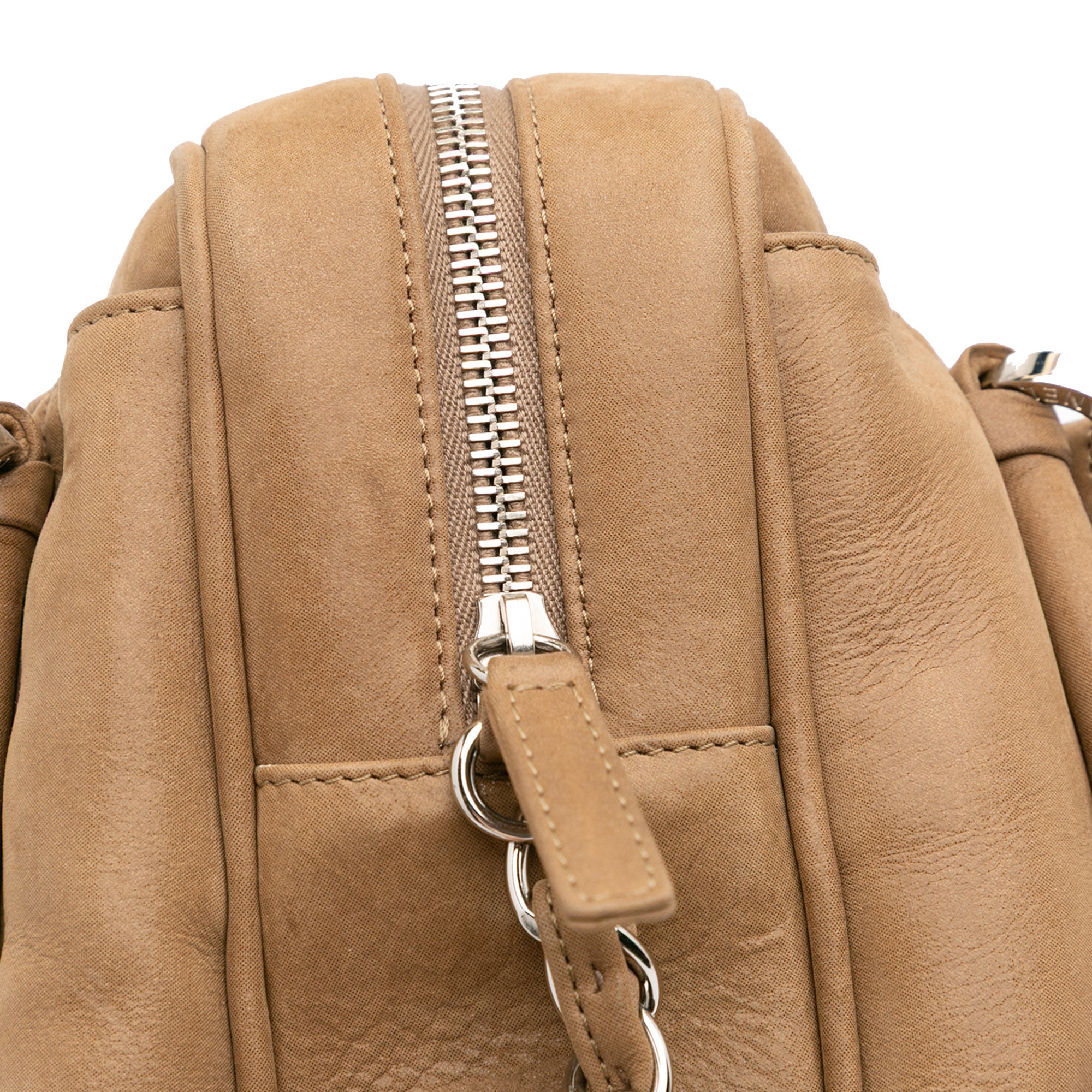Quilted Iridescent Calfskin Relax CC Satchel