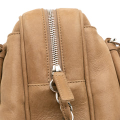 Quilted Iridescent Calfskin Relax CC Satchel