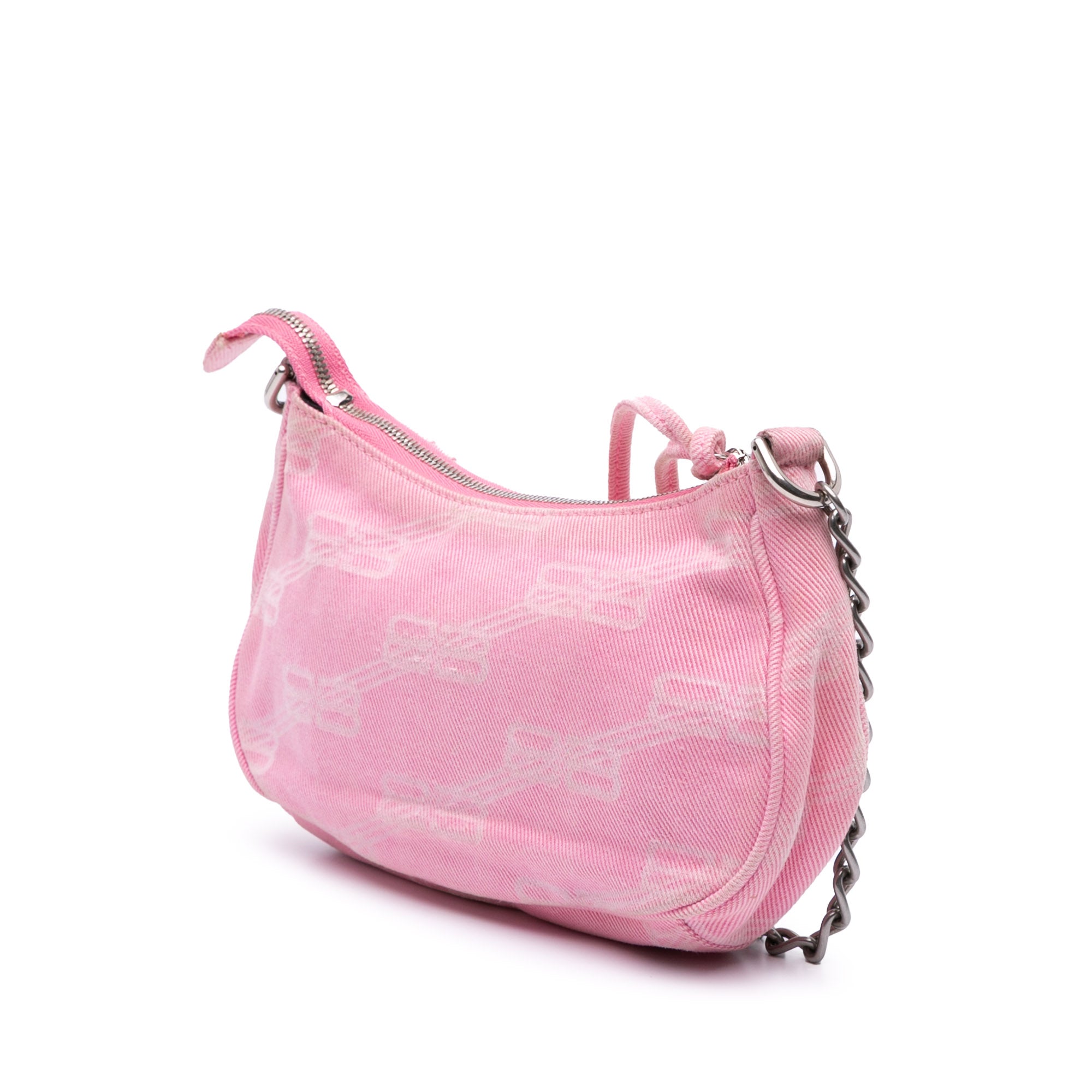 Mini BB Monogram Denim Le Cagole