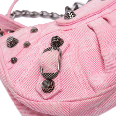 Mini BB Monogram Denim Le Cagole