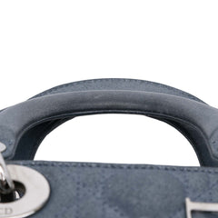 Mini Iridescent Lambskin Cannage Lady Dior