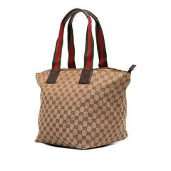 GG Canvas Web Tote