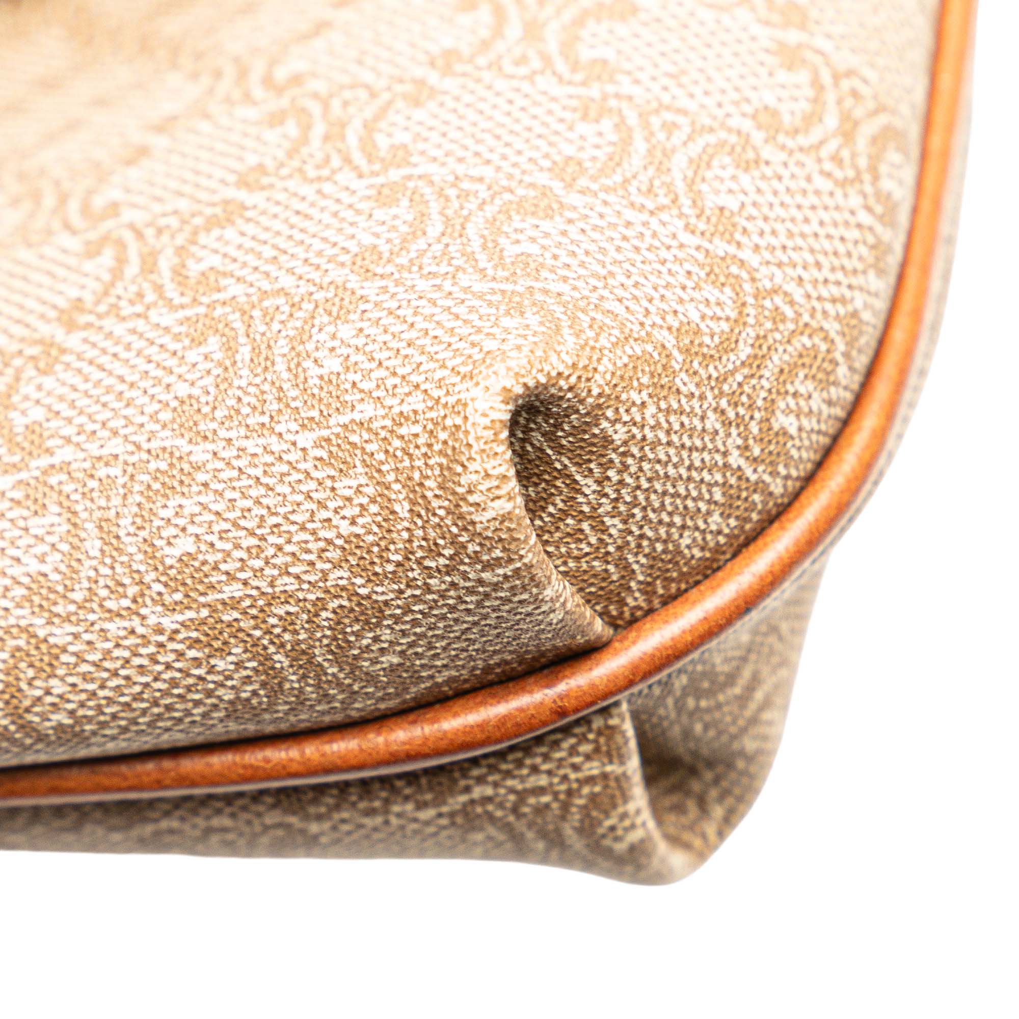 Macadam Coated Canvas Clutch