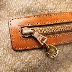 Macadam Coated Canvas Clutch
