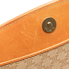 Macadam Coated Canvas Clutch