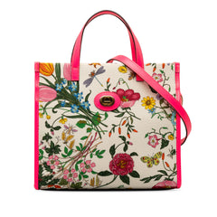 Medium Canvas Flora Satchel_0