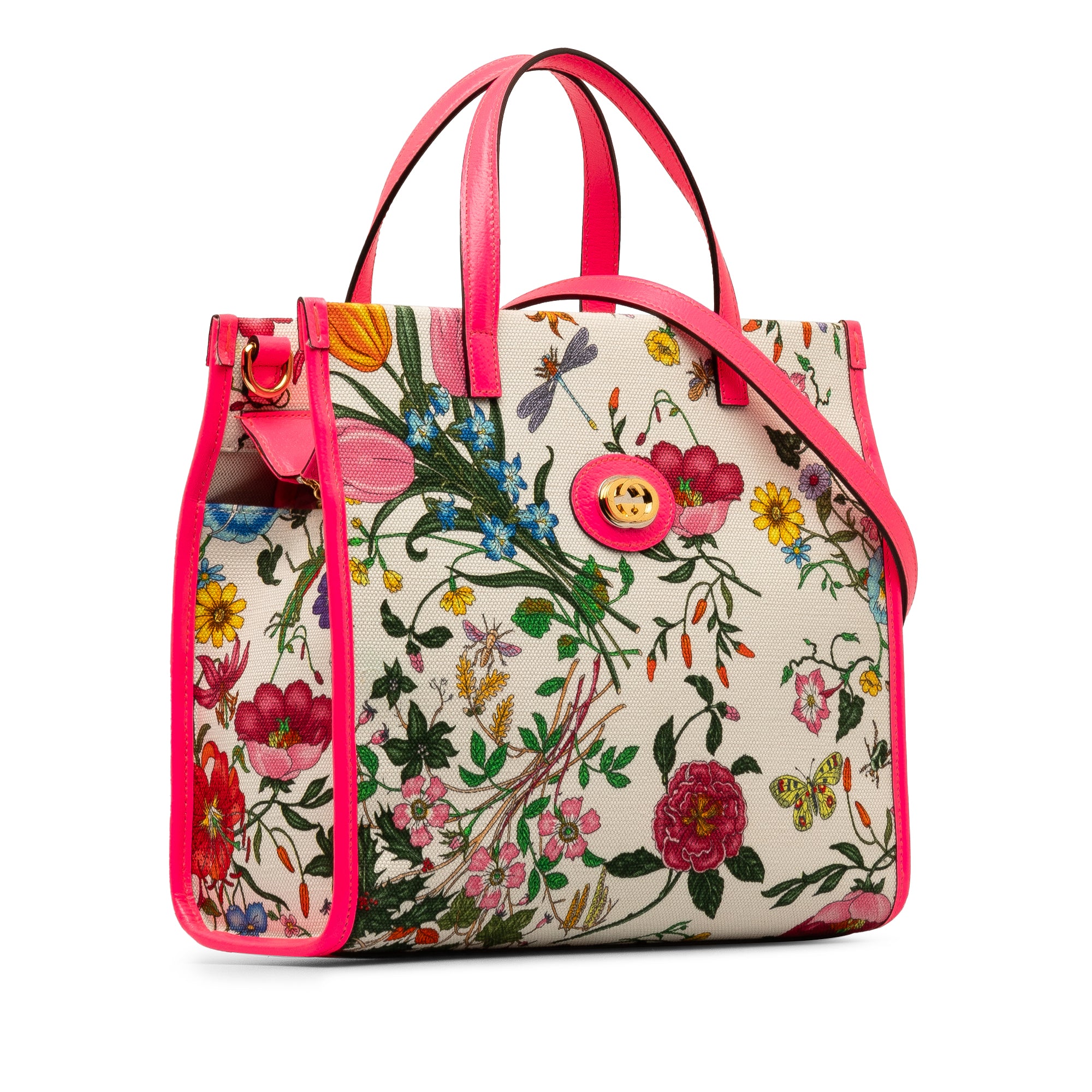 Medium Canvas Flora Satchel_1