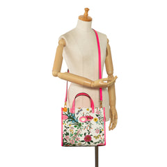 Medium Canvas Flora Satchel_8