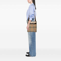 Haymarket Check Coated Canvas Crossbody