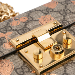 Small GG Supreme Berry Padlock Crossbody