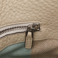 Medium Calfskin Bamboo Daily Shopper Satchel