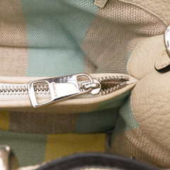 Medium Calfskin Bamboo Daily Shopper Satchel