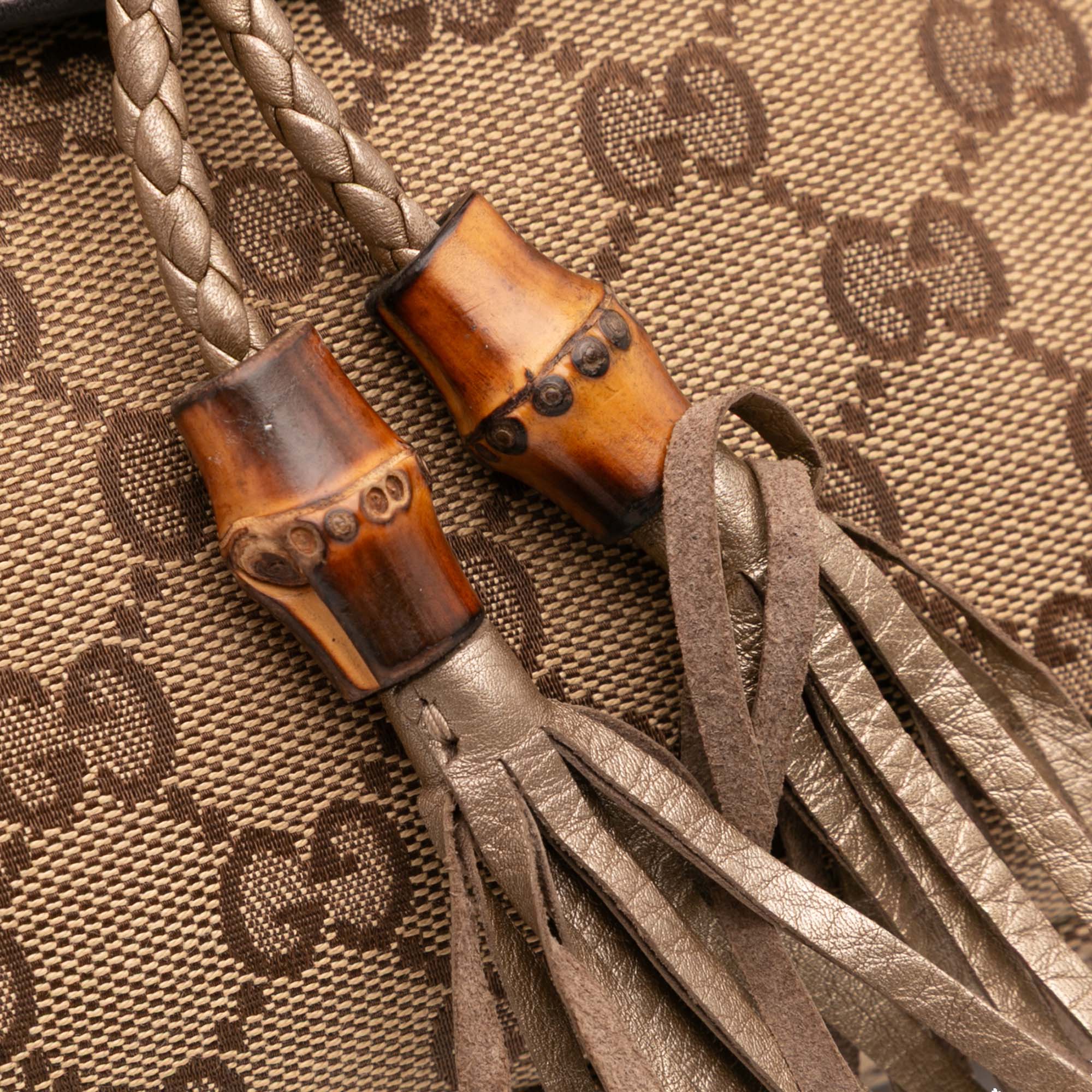 GG Canvas Bella Flap Satchel