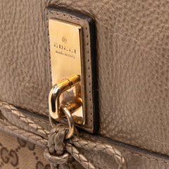 GG Canvas Bella Flap Satchel