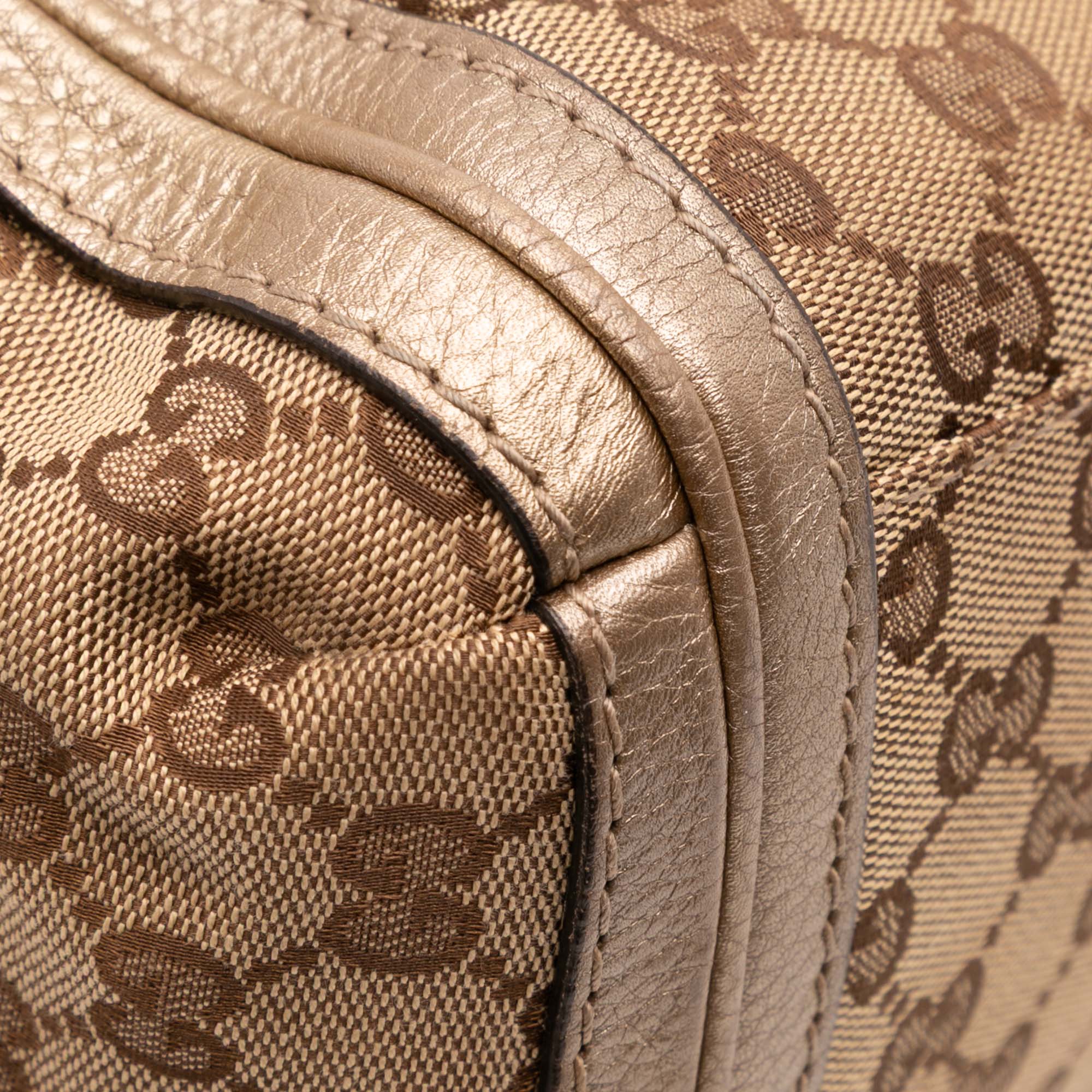 GG Canvas Bella Flap Satchel