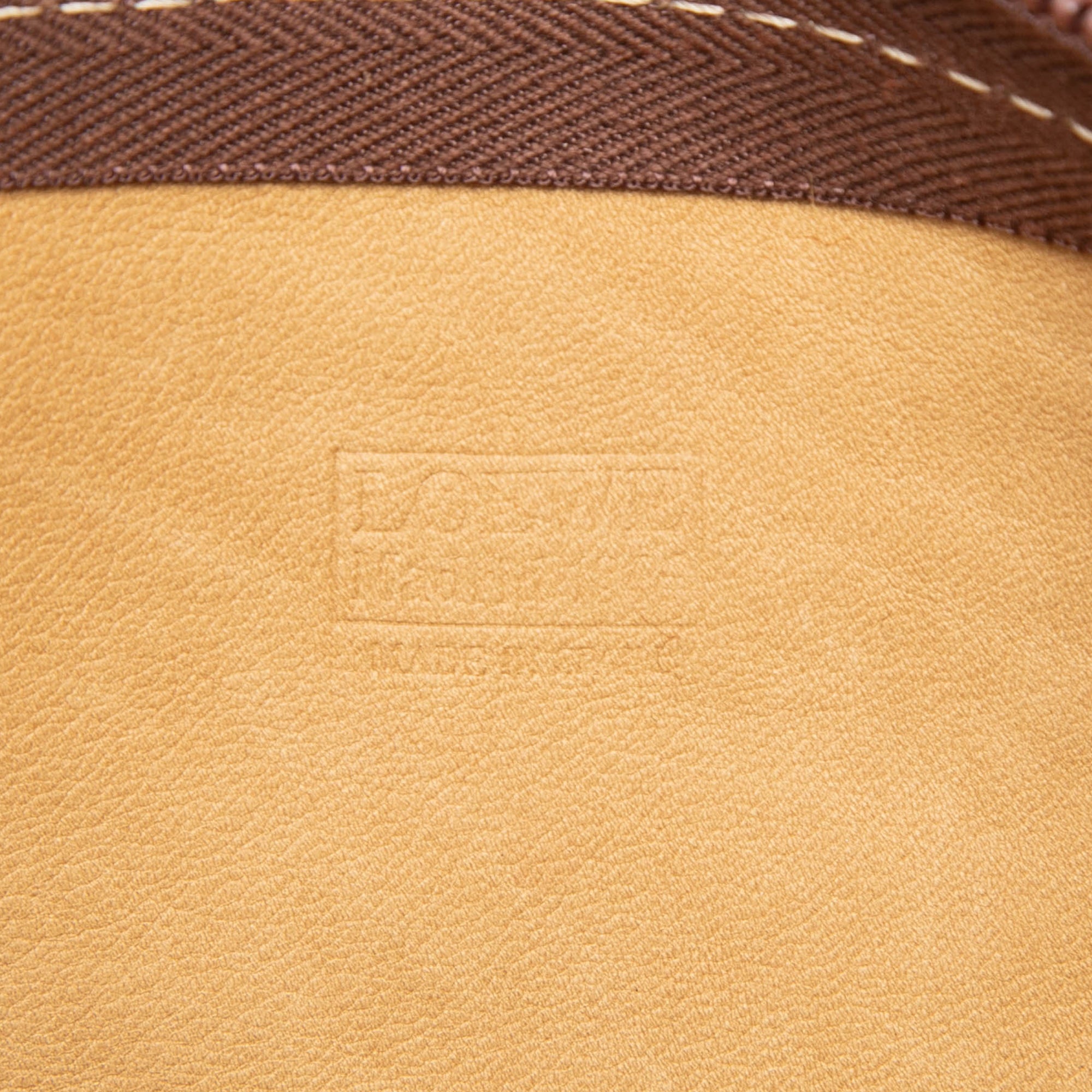 Suede Anagram Clutch