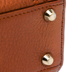Mini Metallic Calfskin Cannage Lady Dior
