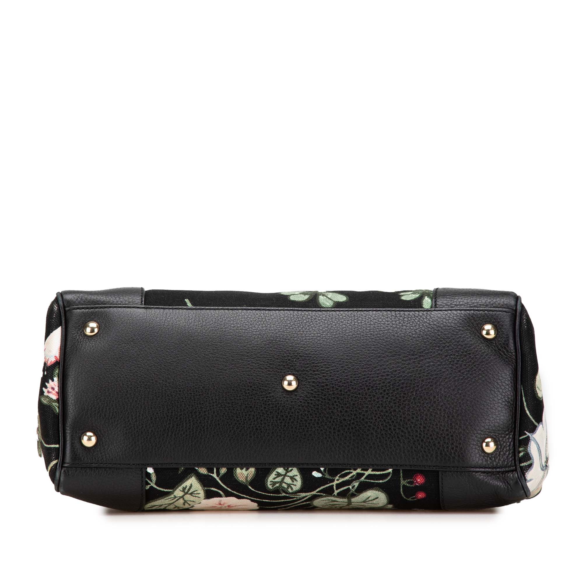 Medium Canvas Bamboo Shopper Flora Knight Satchel