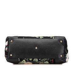 Medium Canvas Bamboo Shopper Flora Knight Satchel