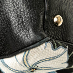 Medium Canvas Bamboo Shopper Flora Knight Satchel