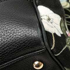 Medium Canvas Bamboo Shopper Flora Knight Satchel