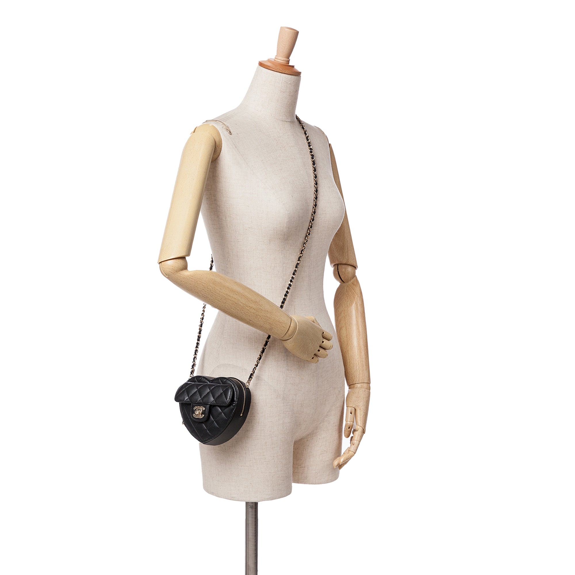 Mini Lambskin CC in Love Heart Crossbody