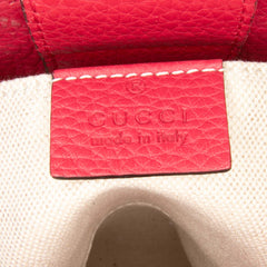 Mini Bicolor Calfskin Bamboo Shopper Satchel