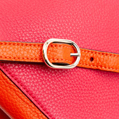 Mini Bicolor Calfskin Bamboo Shopper Satchel