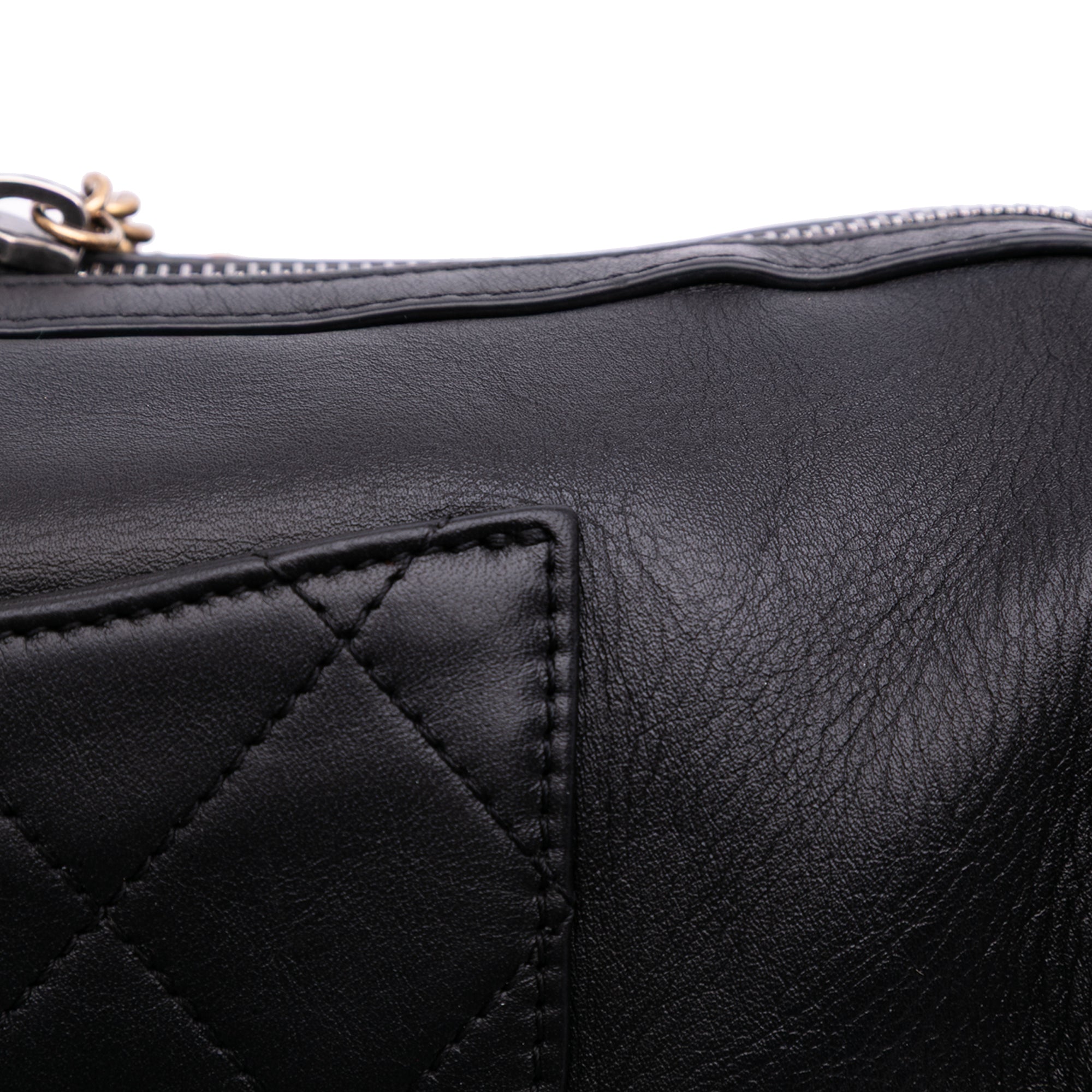 Calfskin Signature Chain 20s Bowling Bag