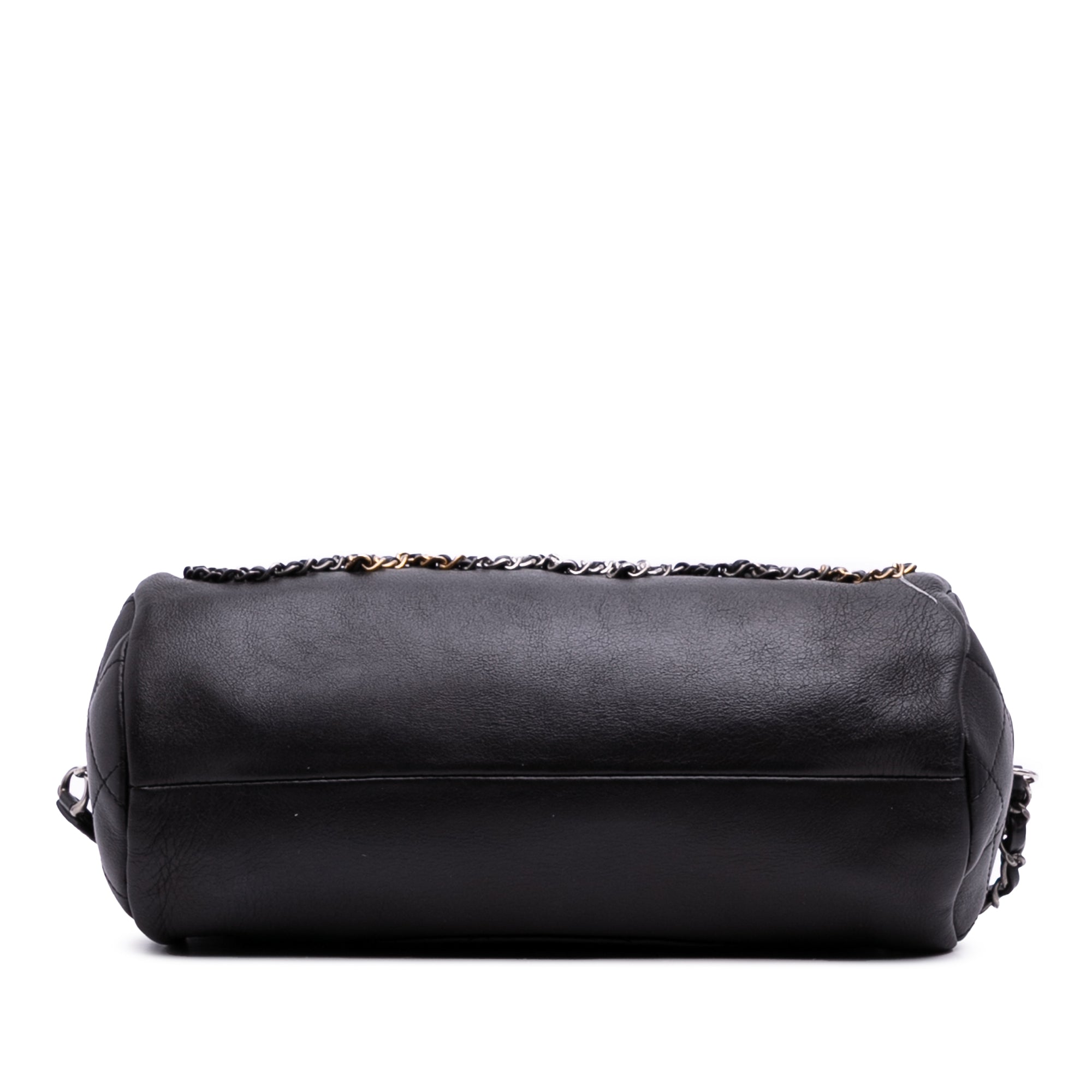 Calfskin Signature Chain 20s Bowling Bag