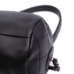 Calfskin Signature Chain 20s Bowling Bag