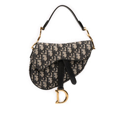 Mini Oblique Canvas Saddle Bag