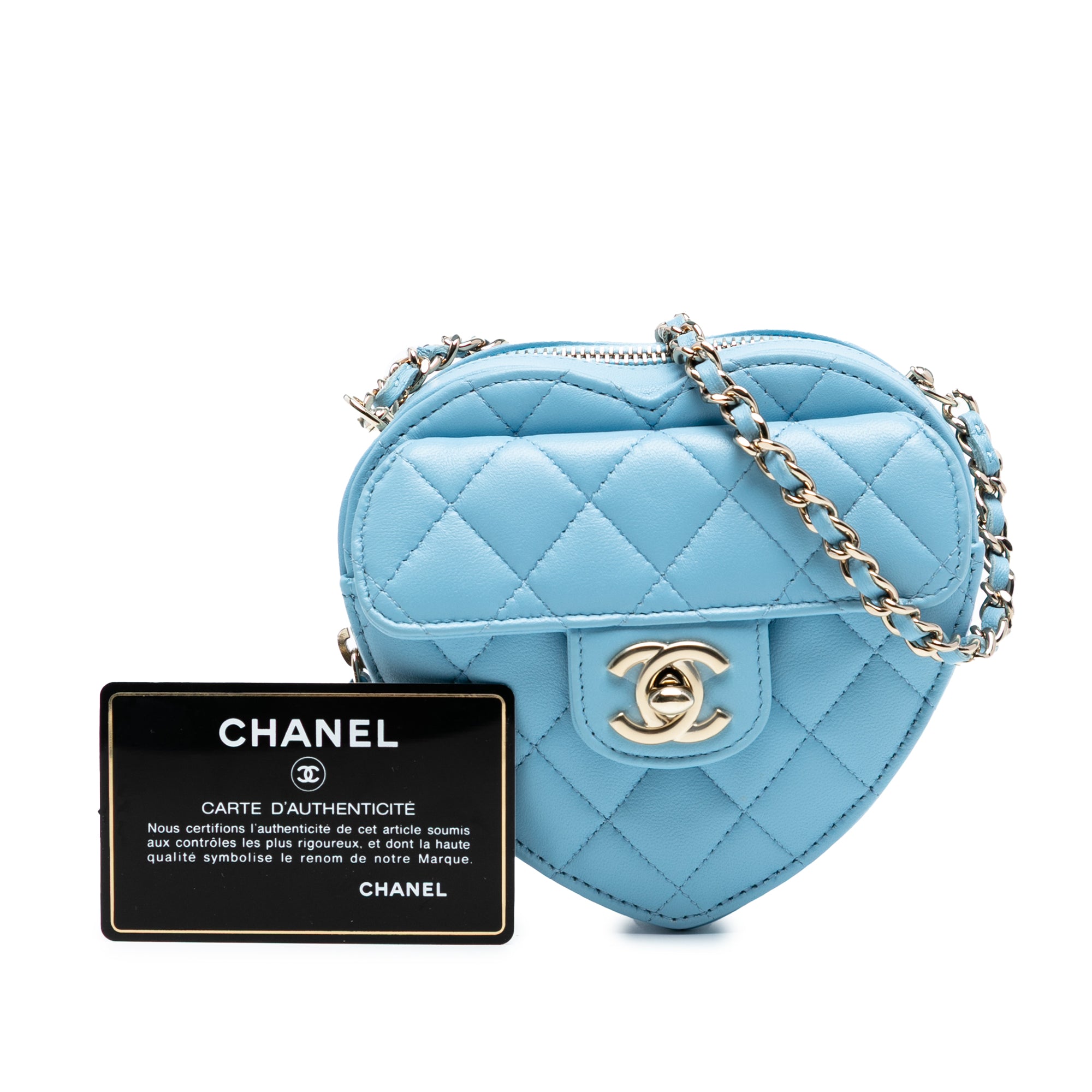 Mini Lambskin CC in Love Heart Crossbody