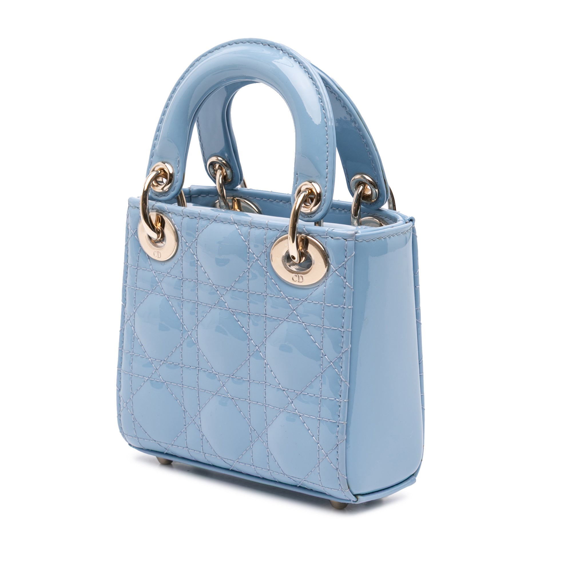 Micro Patent Cannage Lady Dior