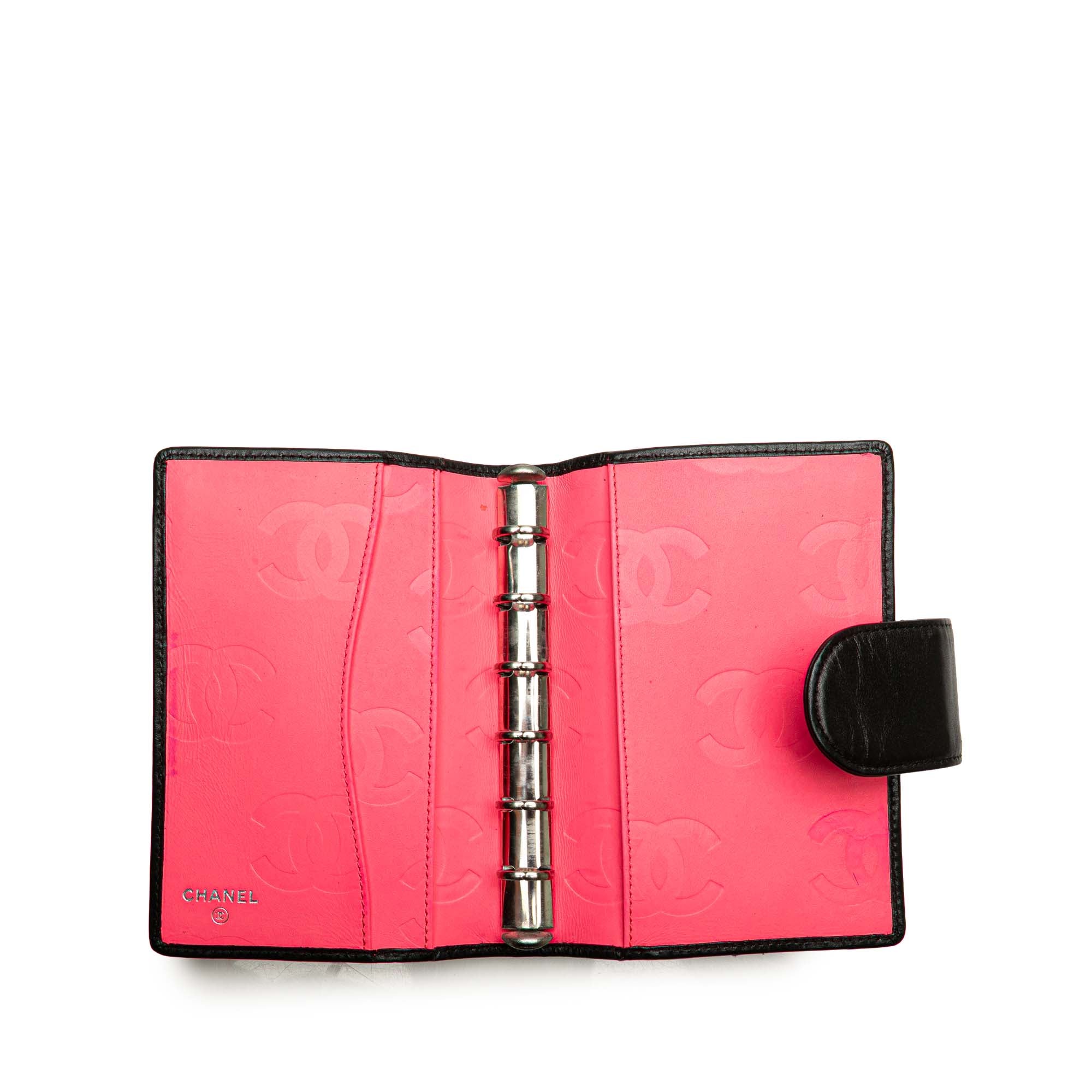 Cambon Ligne Quilted Lambskin Notebook Cover