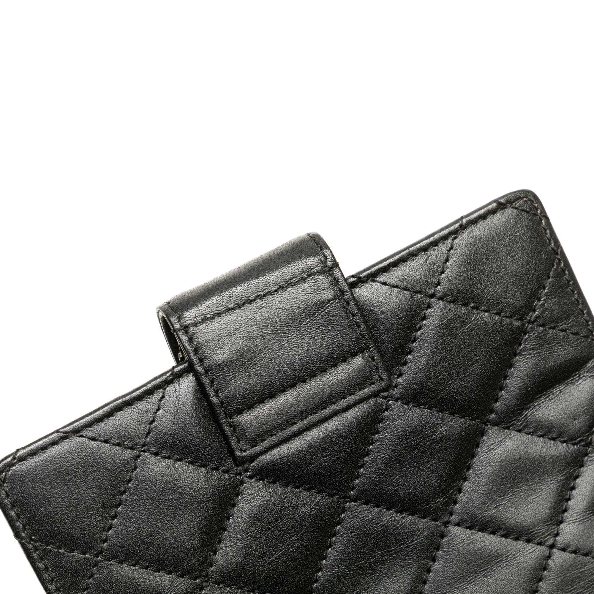 Cambon Ligne Quilted Lambskin Notebook Cover