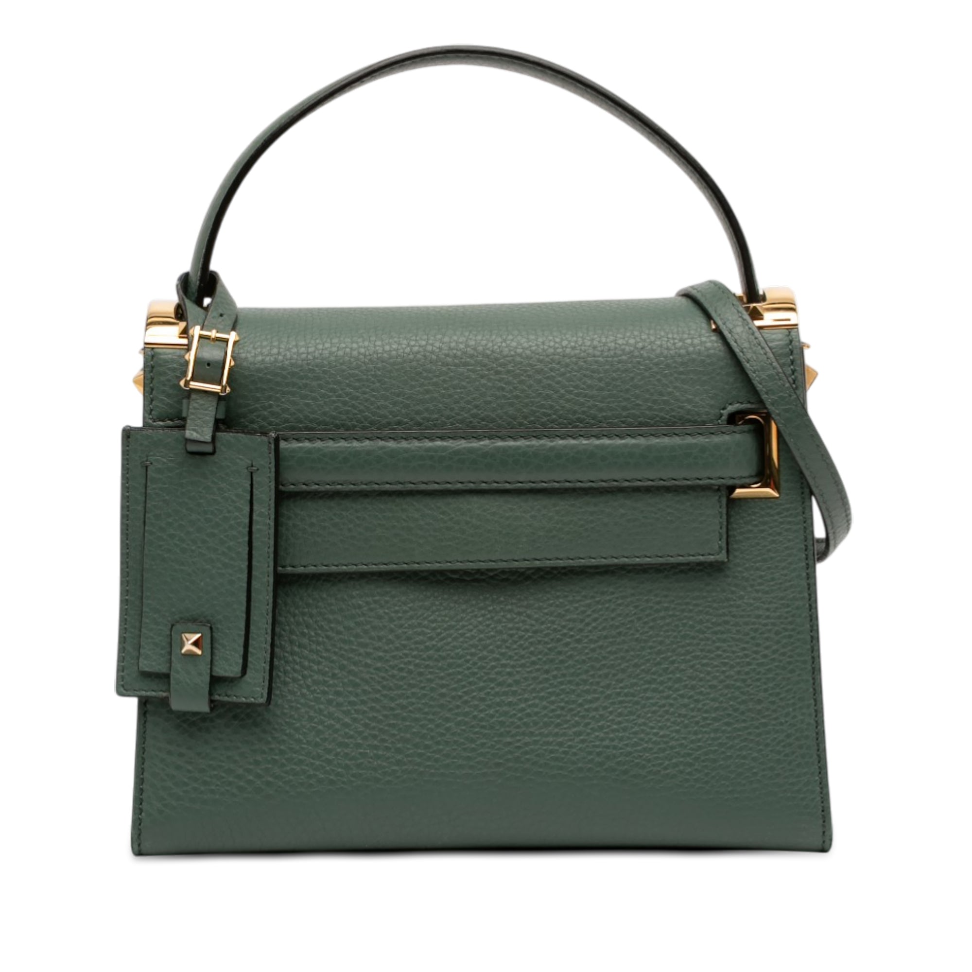 Small Leather My Rockstud Frame Satchel