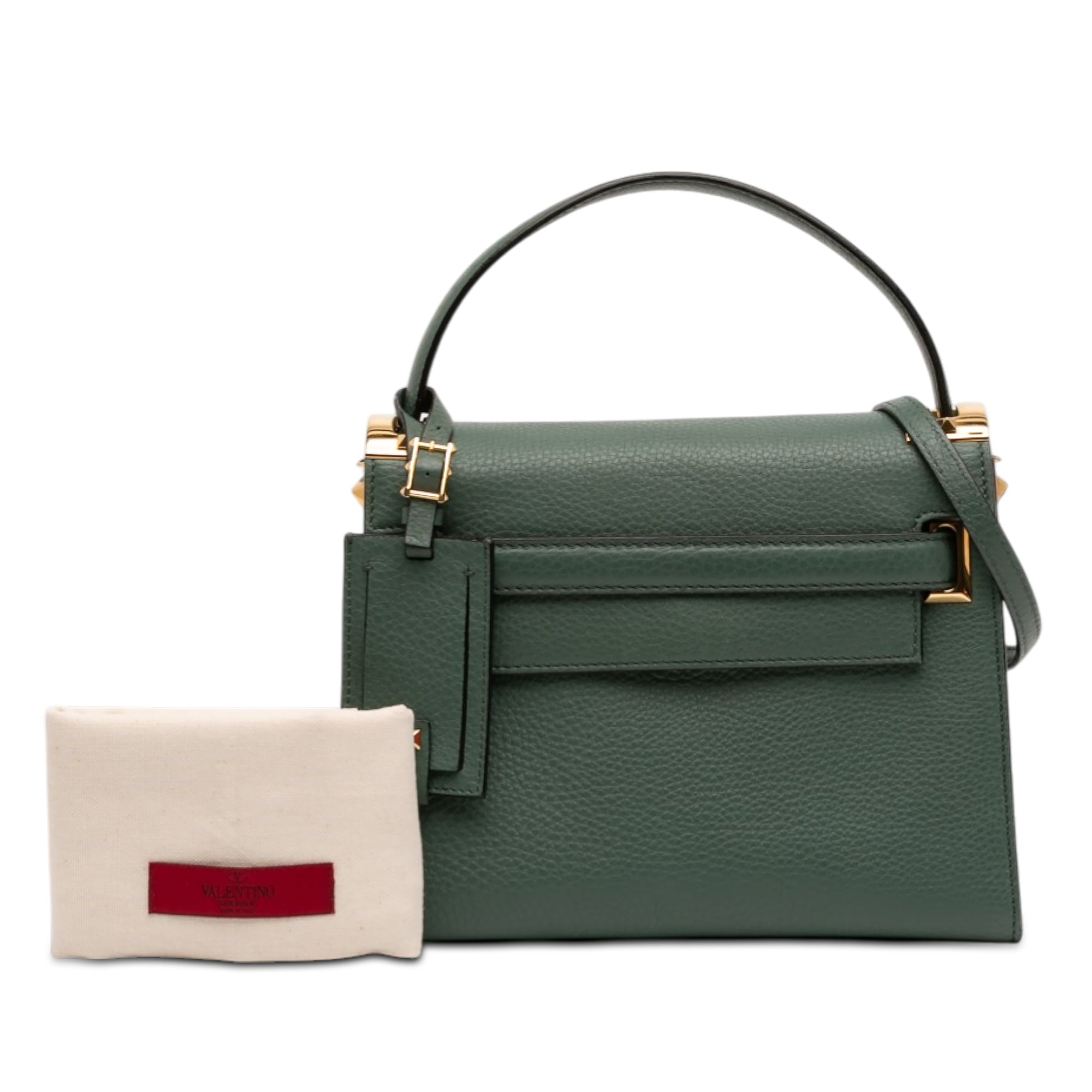 Small Leather My Rockstud Frame Satchel