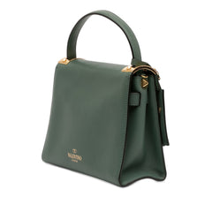 Small Leather My Rockstud Frame Satchel