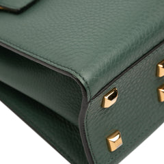 Small Leather My Rockstud Frame Satchel