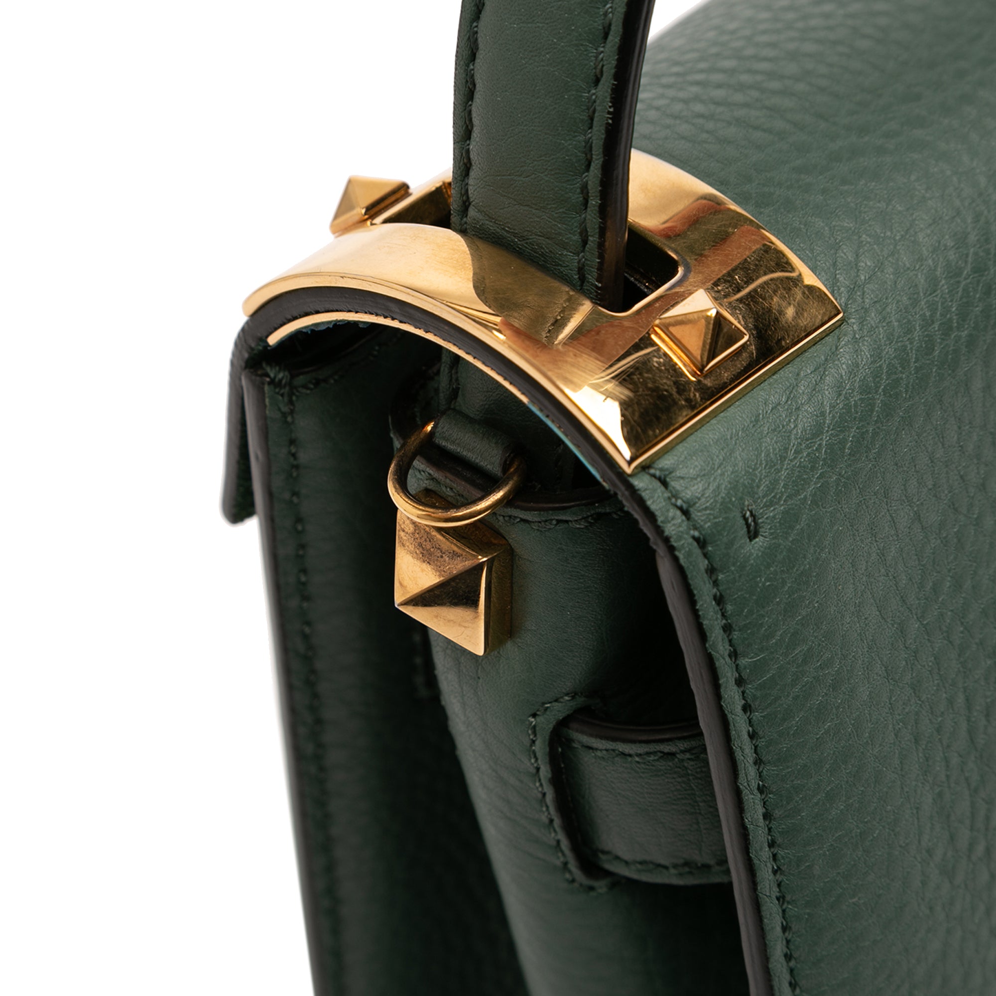 Small Leather My Rockstud Frame Satchel