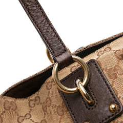 Large GG Canvas GG Charm Tote