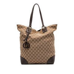Large GG Canvas GG Charm Tote