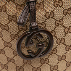 Large GG Canvas GG Charm Tote