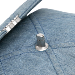 Medium Double Stitched Denim 19 Flap