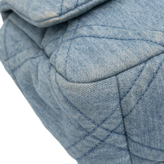 Medium Double Stitched Denim 19 Flap