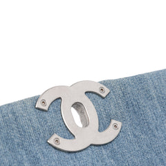 Medium Double Stitched Denim 19 Flap