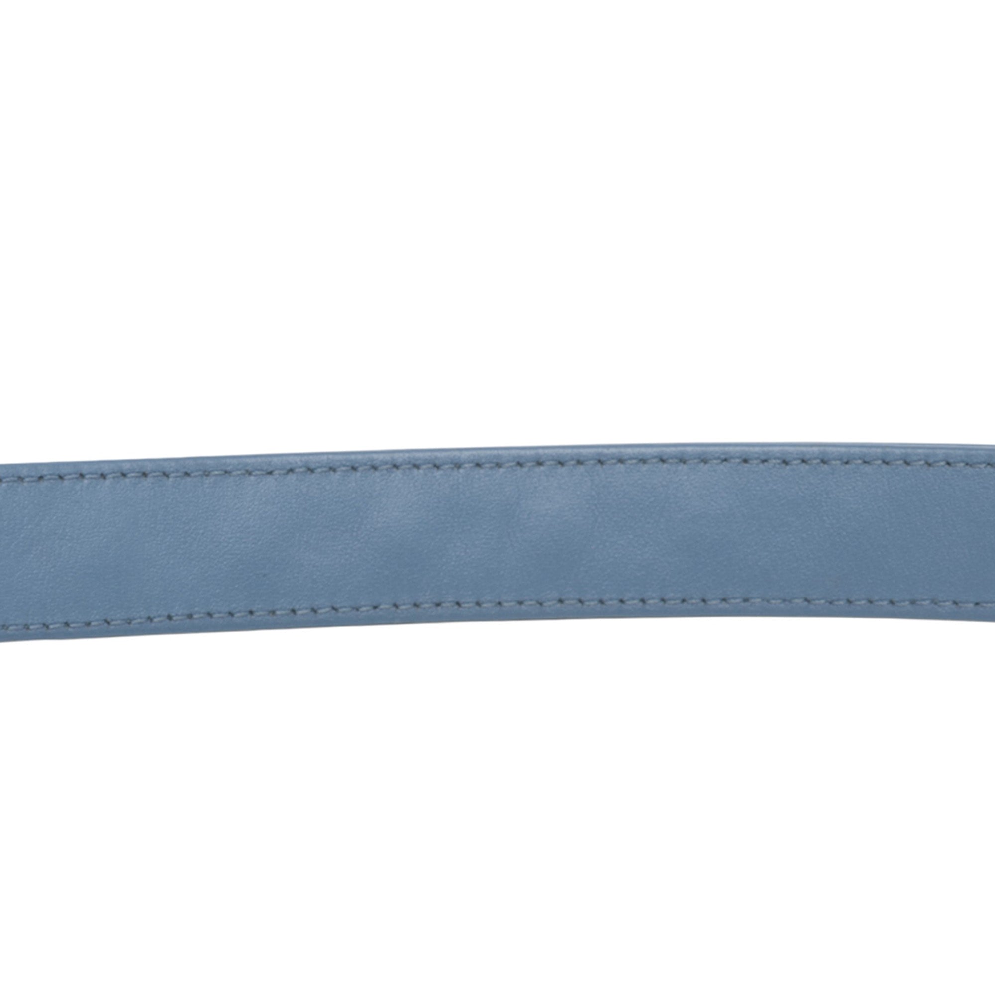 Medium Double Stitched Denim 19 Flap