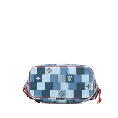 Monogram Denim Patchwork Neverfull MM